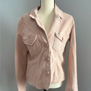 Women’s Light Pink Corduroy Jacket